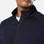 Mens Endurance Half Zip Jacket Black - Blanklines