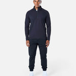 Mens Endurance Half Zip Jacket Black - Blanklines