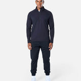 Mens Endurance Half Zip Jacket Black - Blanklines
