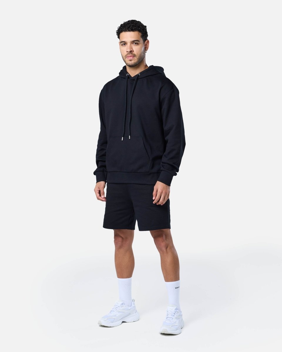 Mens Flux Oversize Hoodie Black - Blanklines