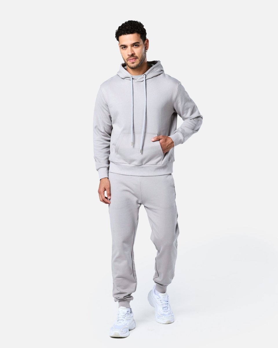 Mens Flux Oversize Hoodie Light Grey - Blanklines