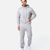 Mens Flux Oversize Hoodie Light Grey - Blanklines