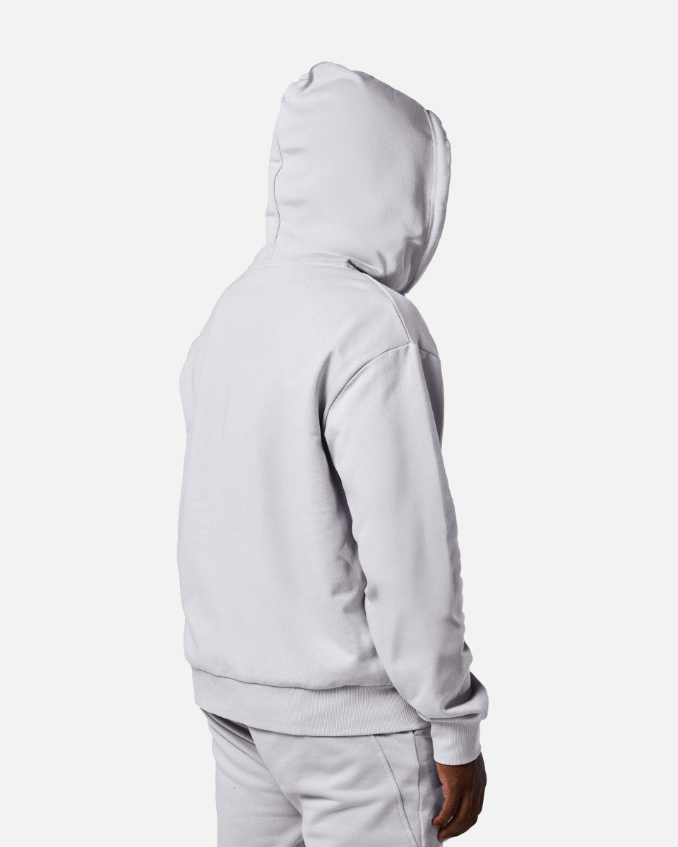 Mens Flux Oversize Hoodie Light Grey - Blanklines