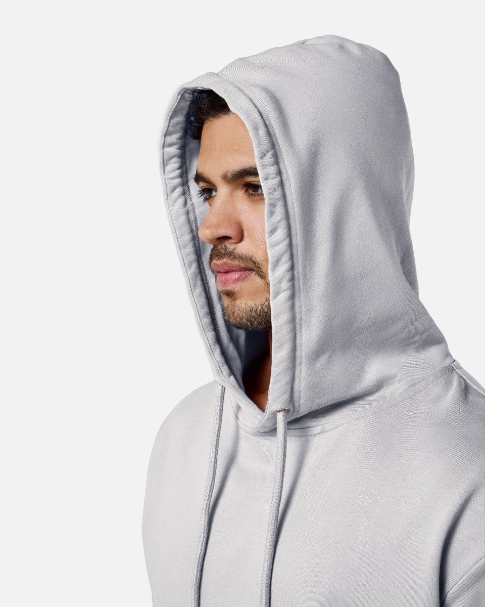 Mens Flux Oversize Hoodie Light Grey - Blanklines