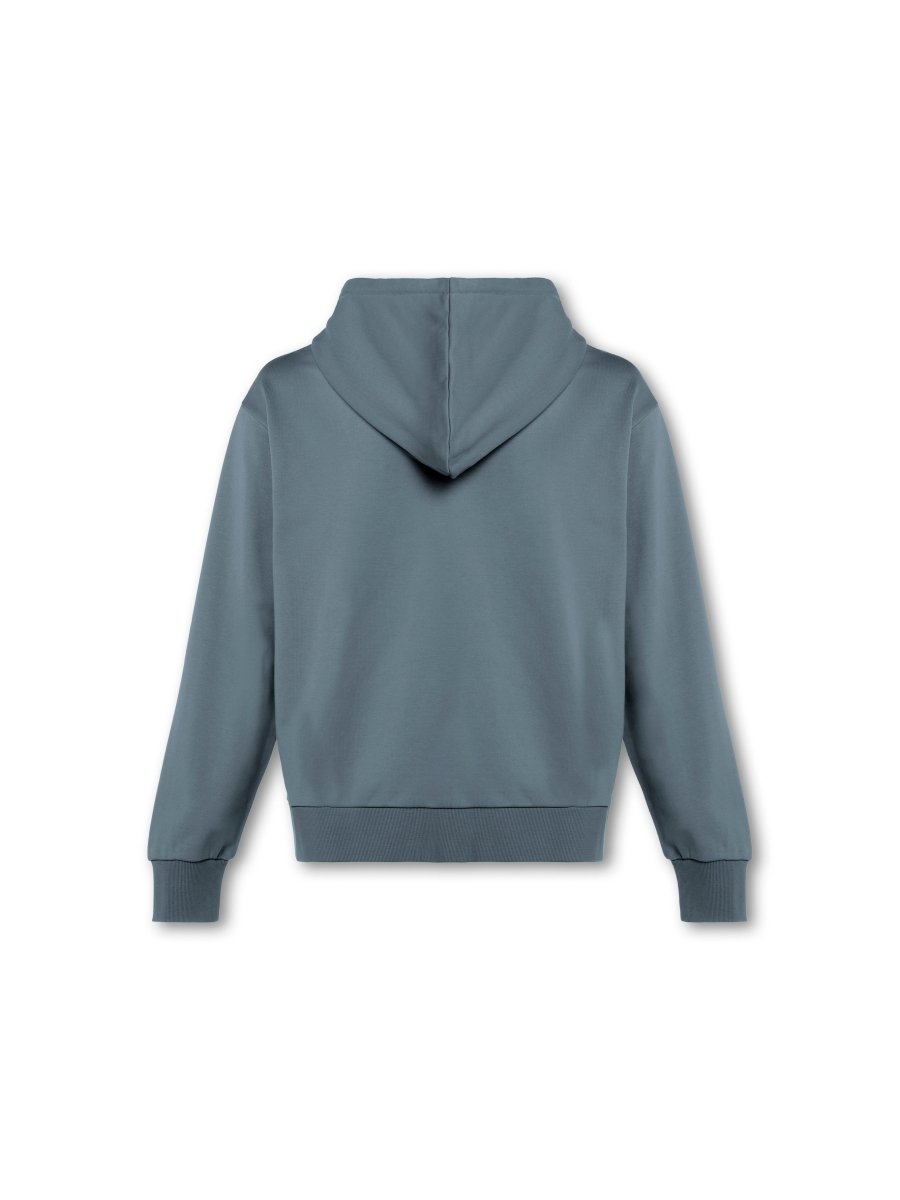 Mens Flux Oversize Hoodie Xanadu Grey - Blanklines