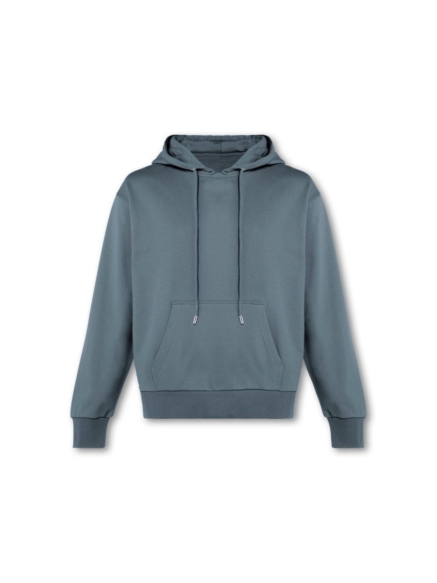 Mens Flux Oversize Hoodie Xanadu Grey - Blanklines