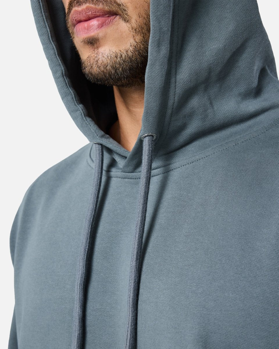 Mens Flux Oversize Hoodie Xanadu Grey - Blanklines