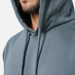 Mens Flux Oversize Hoodie Xanadu Grey - Blanklines