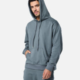 Mens Flux Oversize Hoodie Xanadu Grey - Blanklines