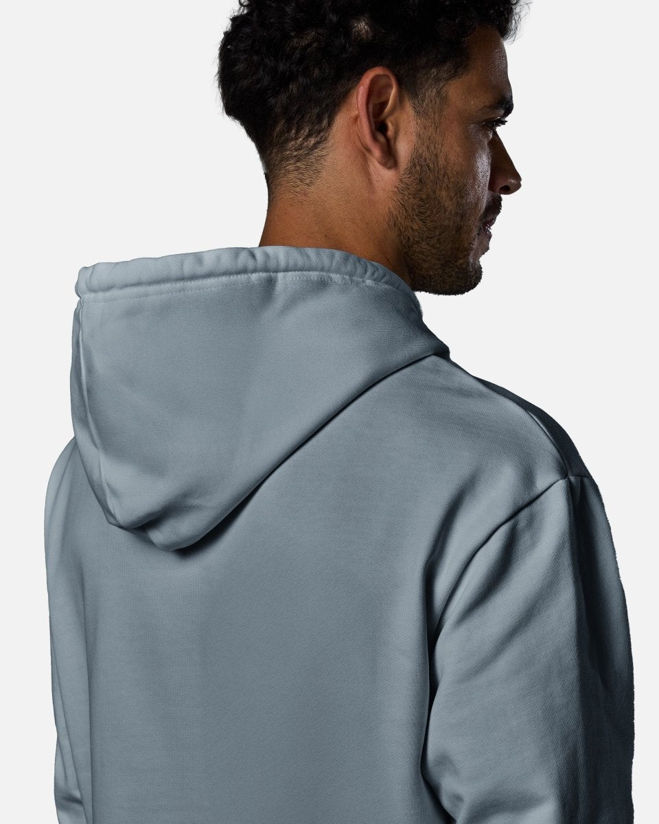 Mens Flux Oversize Hoodie Xanadu Grey - Blanklines