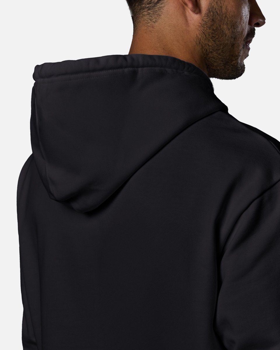 Mens Reset Oversized Zip Hoodie Black - Blanklines