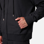Mens Reset Oversized Zip Hoodie Black - Blanklines