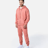 Mens Reset Oversized Zip Hoodie Clay - Blanklines