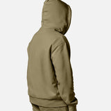 Mens Reset Oversized Zip Hoodie Khaki - Blanklines