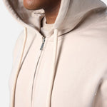 Mens Reset Oversized Zip Hoodie Oatmeal - Blanklines