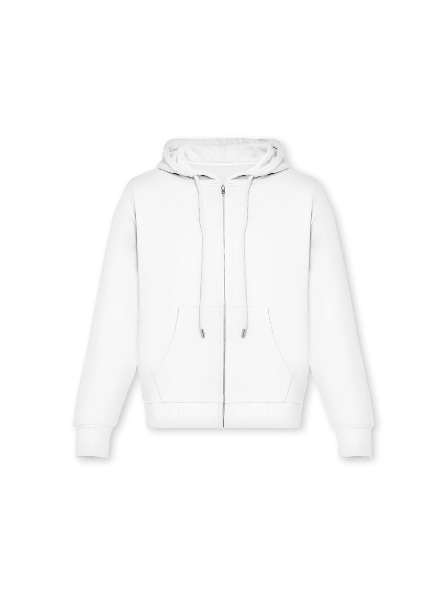 Mens Reset Oversized Zip Hoodie Off - White - Blanklines