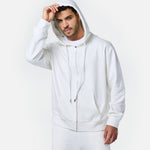 Mens Reset Oversized Zip Hoodie Off - White - Blanklines