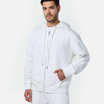 Mens Reset Oversized Zip Hoodie Off - White - Blanklines