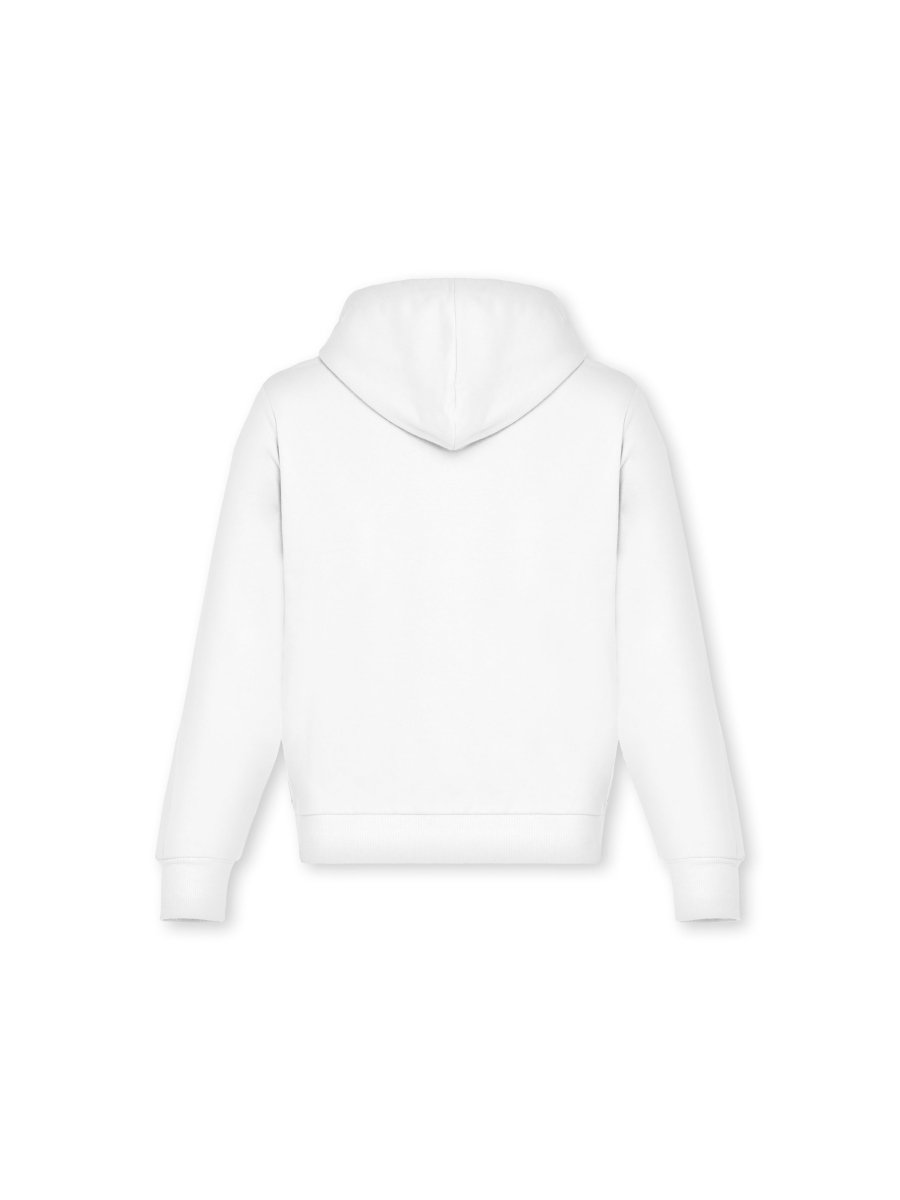 Mens Reset Oversized Zip Hoodie Off - White - Blanklines