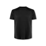 Mens Reset Raglan Performance Tee Black - Blanklines