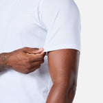 Mens Reset Raglan Performance Tee White - Blanklines
