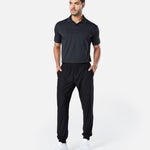 Mens Signature Track Pant Black - Blanklines