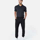 Mens Signature Track Pant Black - Blanklines