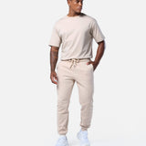 Mens Supreme Sweat Pants Oatmeal - Blanklines