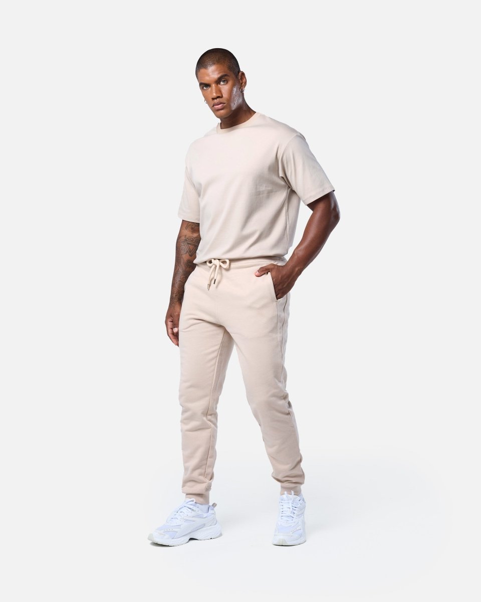 Mens Supreme Sweat Pants Oatmeal - Blanklines