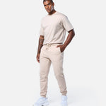 Mens Supreme Sweat Pants Oatmeal - Blanklines