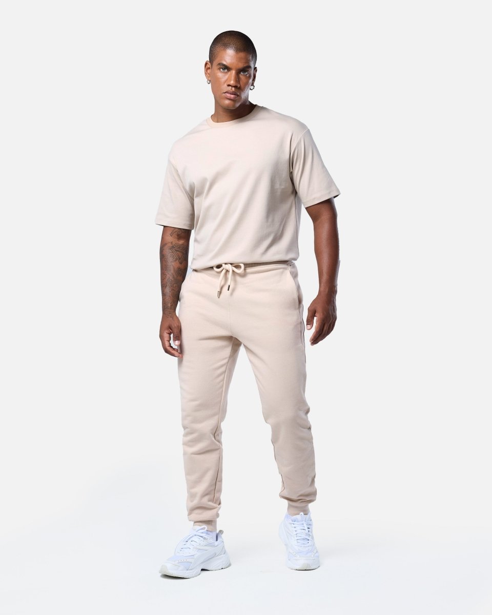 Mens Supreme Sweat Pants Oatmeal - Blanklines