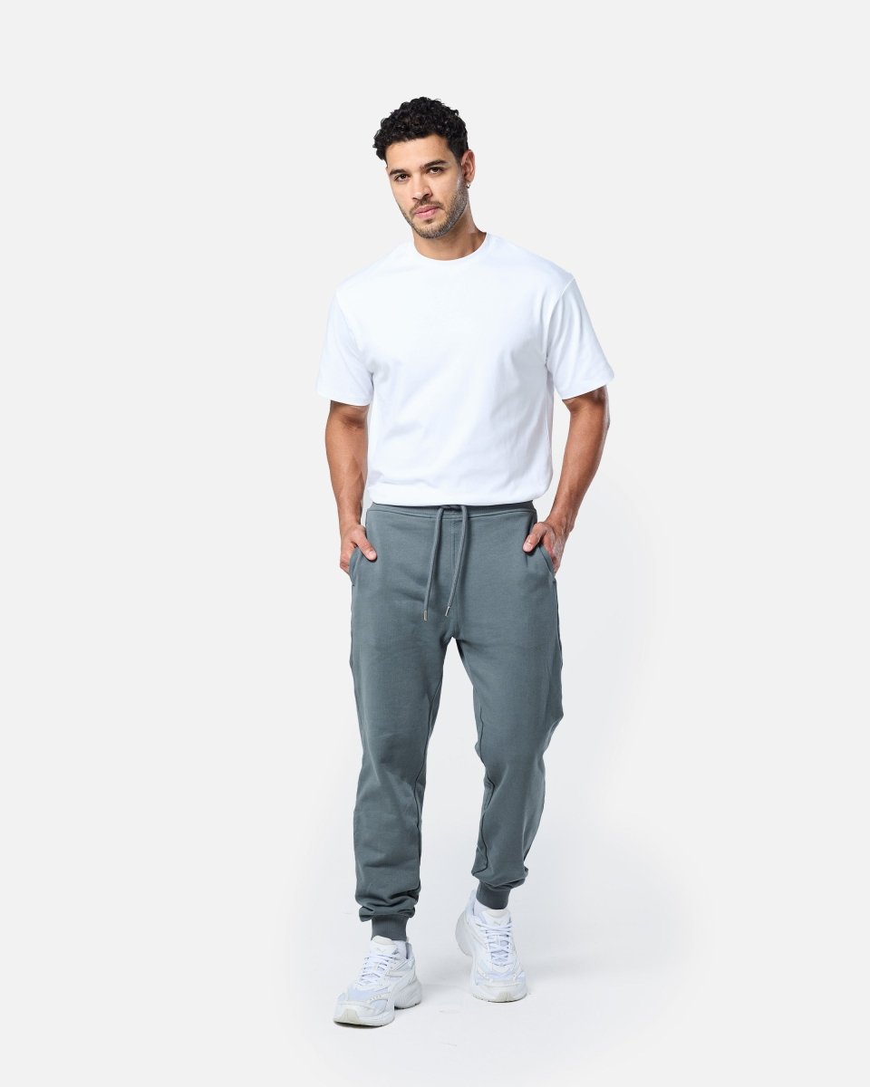 Mens Supreme Sweat Pants Xanadu Grey - Blanklines