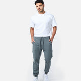Mens Supreme Sweat Pants Xanadu Grey - Blanklines
