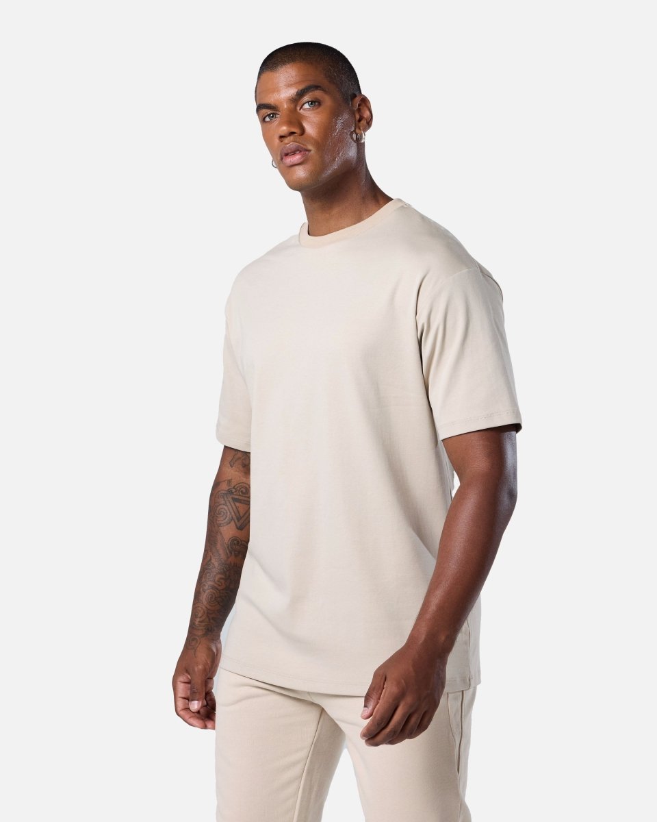 Relaxed Tee Oatmeal - Blanklines