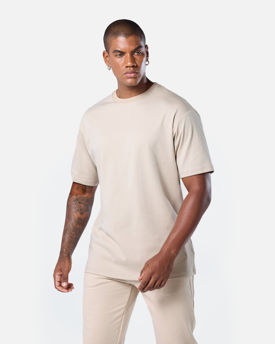 Relaxed Tee Oatmeal - Blanklines