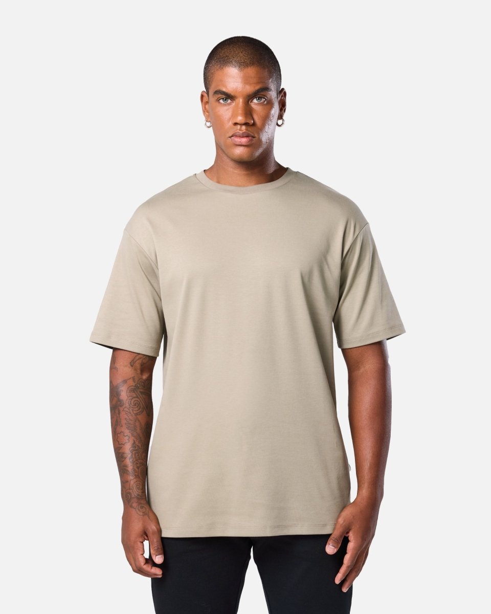 Relaxed Tee Soft Khaki - Blanklines