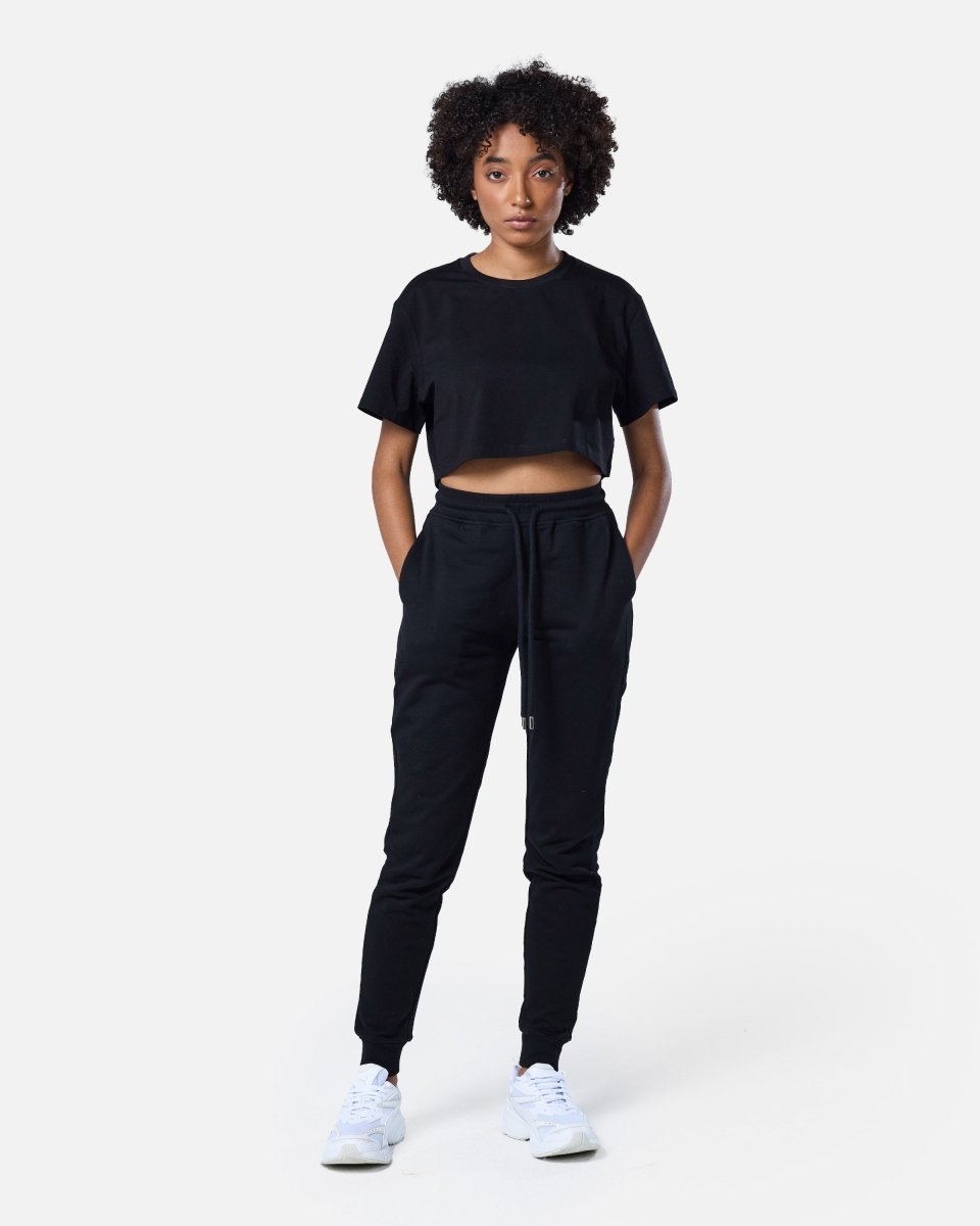 Self Love Cropped Tee Black - Blanklines