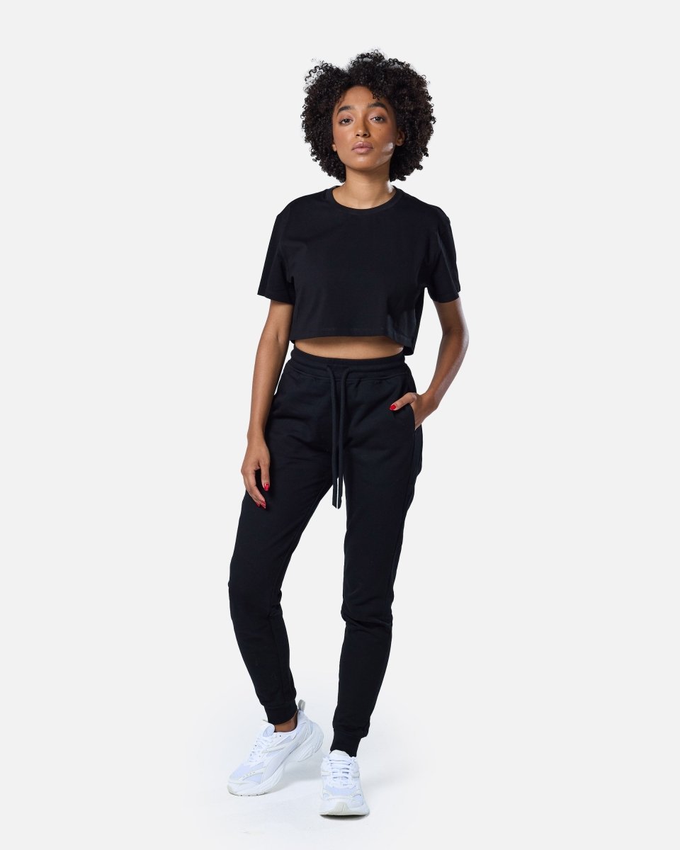 Self Love Cropped Tee Black - Blanklines