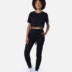 Self Love Cropped Tee Black - Blanklines