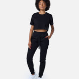 Self Love Cropped Tee Black - Blanklines