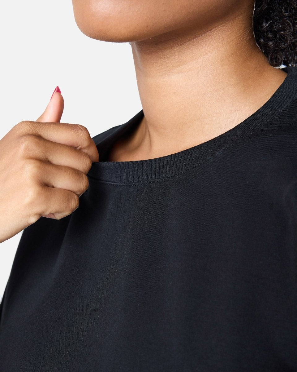 Self Love Cropped Tee Black - Blanklines