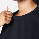 Self Love Cropped Tee Black - Blanklines