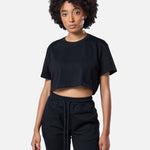 Self Love Cropped Tee Black - Blanklines