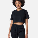 Self Love Cropped Tee Black - Blanklines