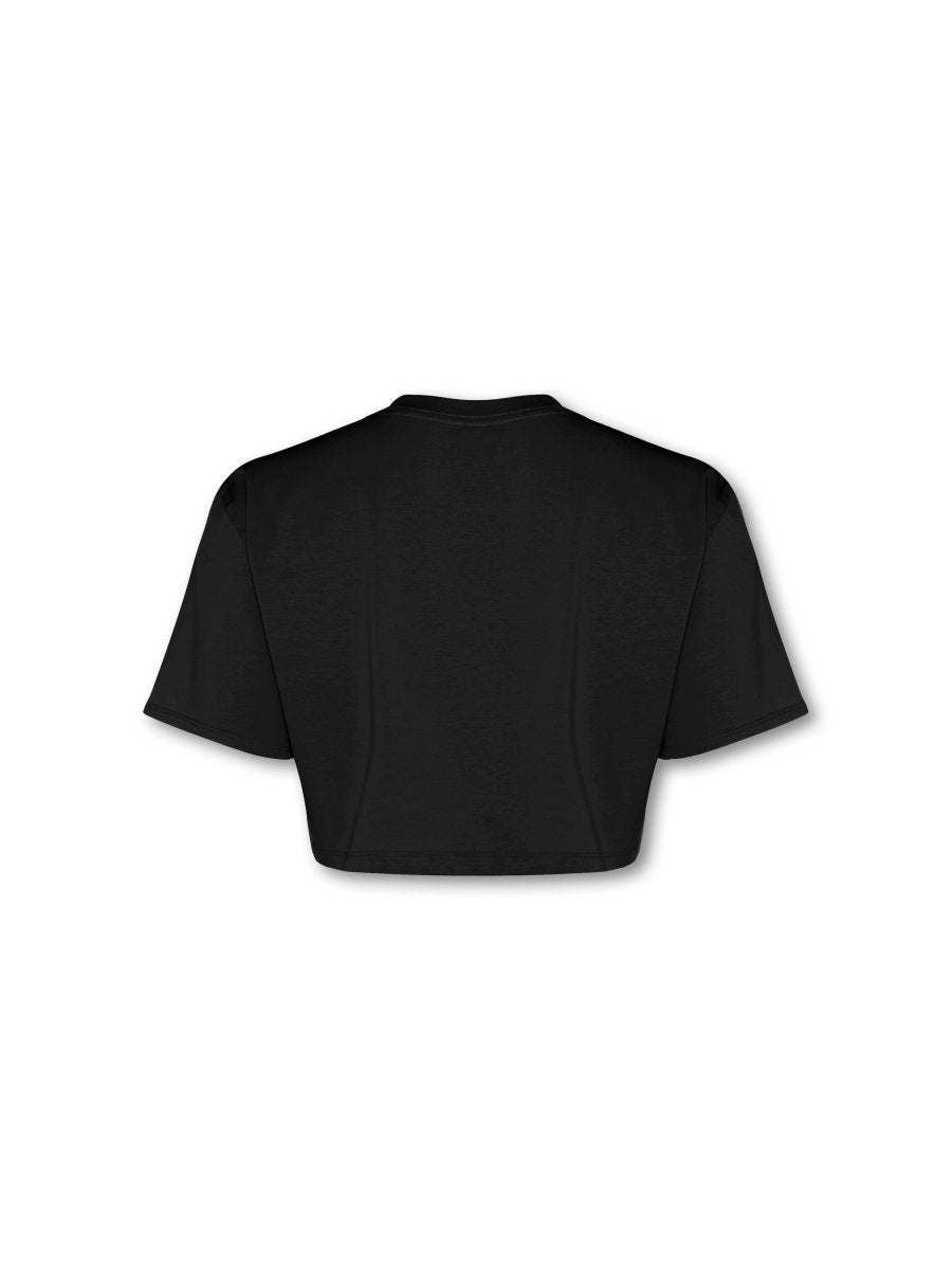 Self Love Cropped Tee Black - Blanklines