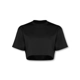 Self Love Cropped Tee Black - Blanklines