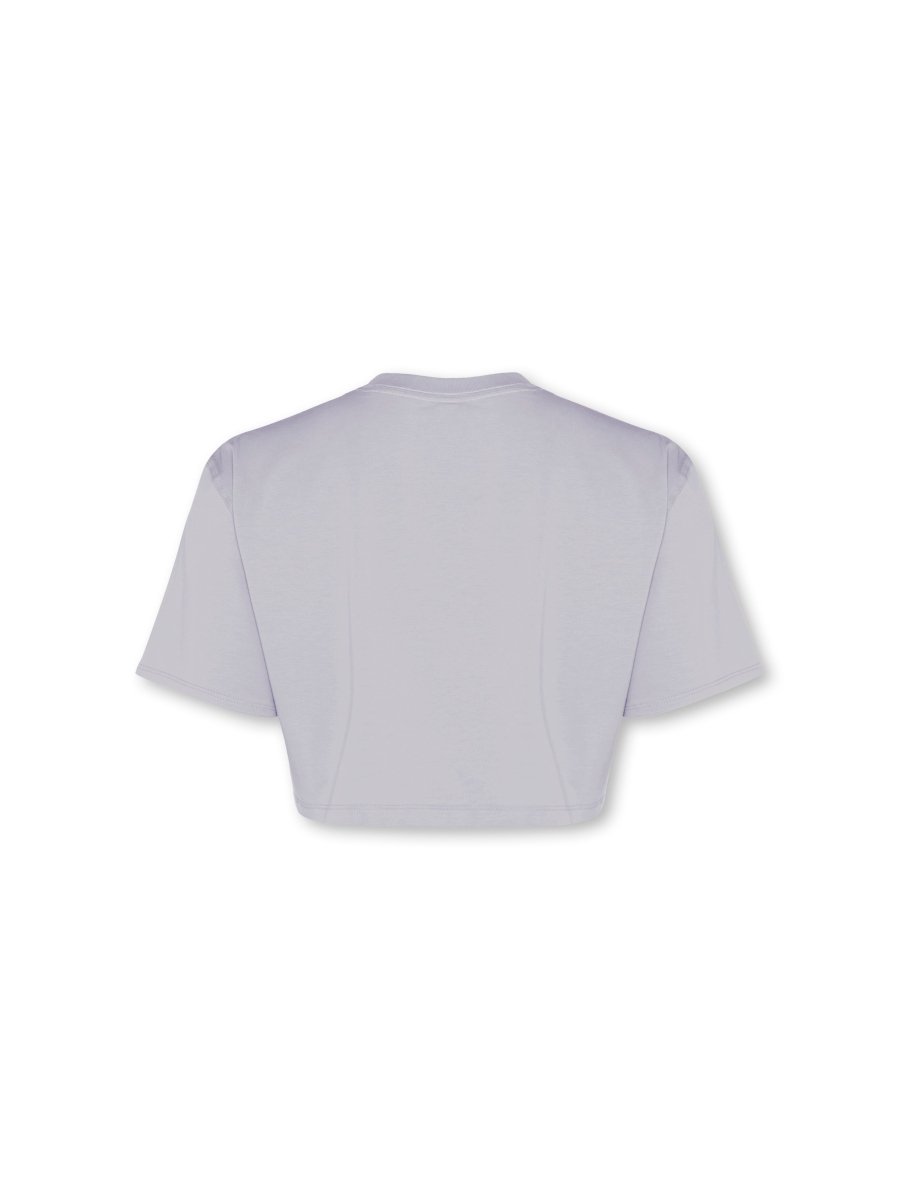 Self Love Cropped Tee Light Grey - Blanklines
