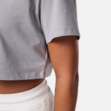 Self Love Cropped Tee Light Grey - Blanklines