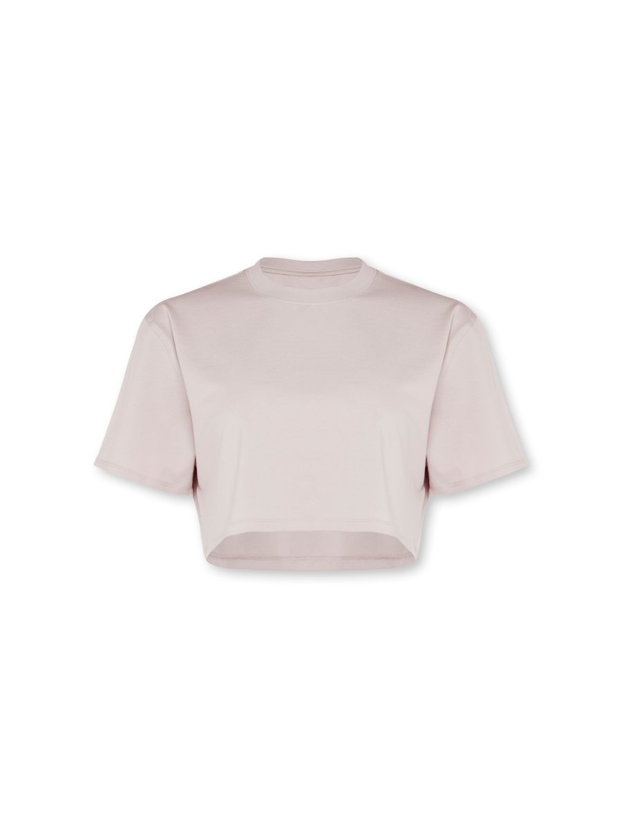 Self Love Cropped Tee Oatmeal - Blanklines