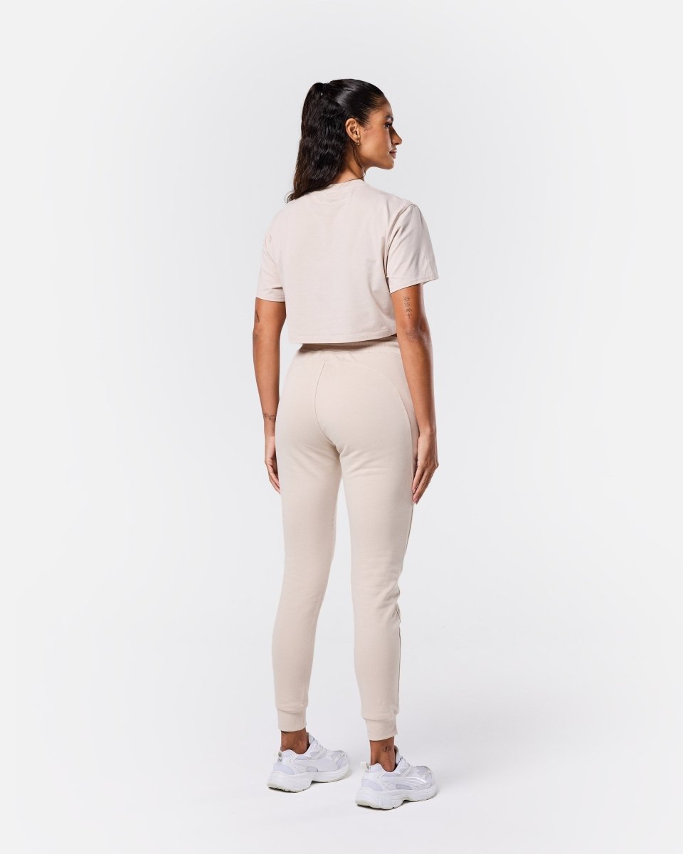 Self Love Cropped Tee Oatmeal - Blanklines